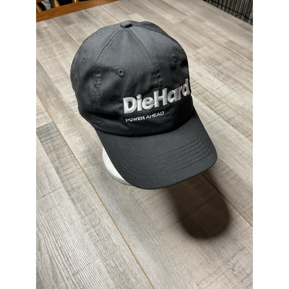 DieHard Power Ahead Advance Auto Parts Black Embroidered Adjustable Baseball Hat